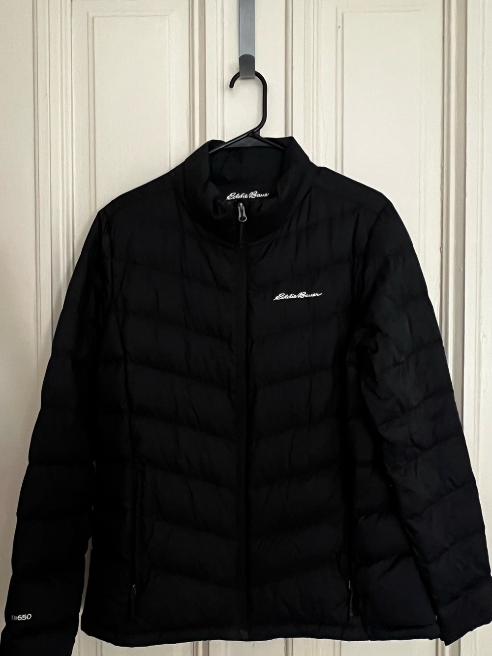 Eddie Bauer Unisex Black Packable Down Jacket